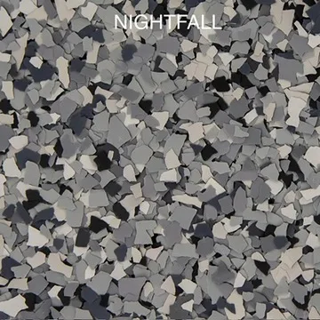 Nightfall flake blend swatch