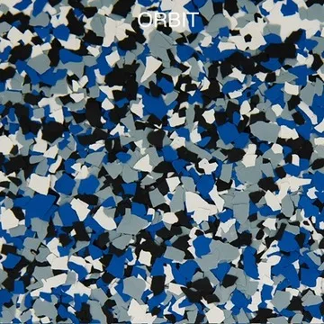 Orbit flake blend swatch
