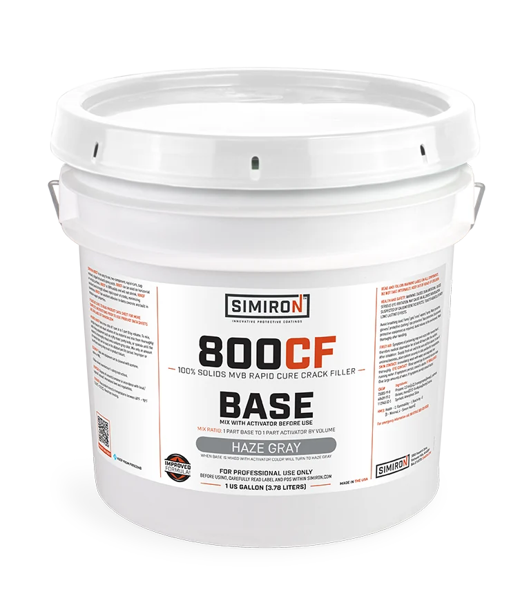 Simiron 800CF crack filler one-gallon pail